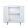 Wit badkamermeubel voor wasruimte in PVC met 2 deuren FB9002K Negari Aanbod