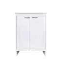 Wit badkamermeubel voor wasruimte in PVC met 2 deuren FB9002K Negari Korting