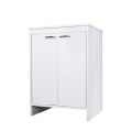 Wit badkamermeubel voor wasruimte in PVC met 2 deuren FB9002K Negari Aanbieding