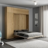 Opklapbaar tweepersoonsbed 160x190cm met kolom en bovenkasten Kentaro Catalogus