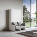Opklapbed 1,5-persoonsbed 120x190cm met bank Sofà Kentaro Aanbieding