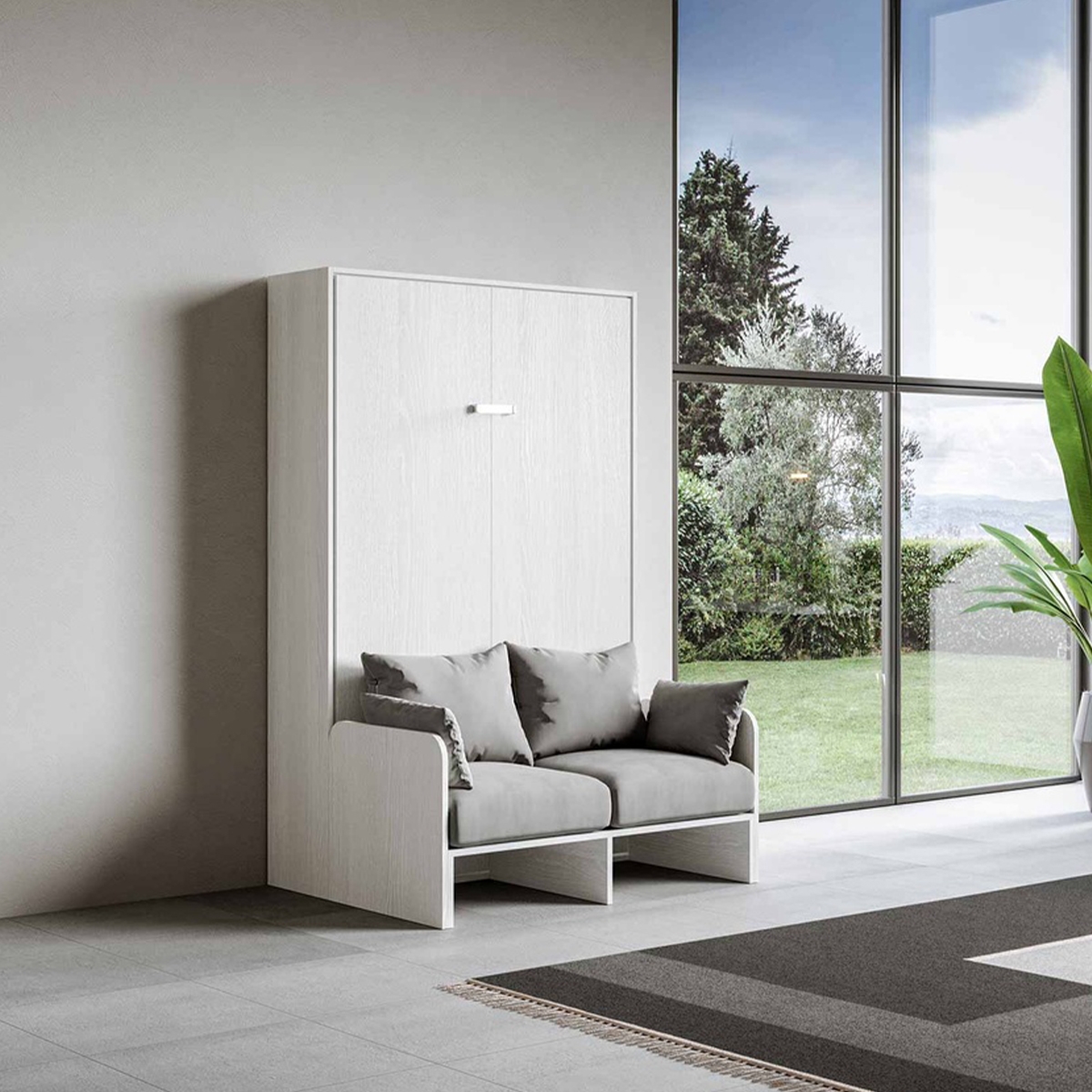 Opklapbed 1,5-persoonsbed 120x190cm met bank Sofà Kentaro Aanbieding Opklapbed 1,5-persoonsbed 120x190cm met bank Sofà Kentaro Aanbieding
