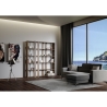 Wandboekenkast 6 planken modern design 178x36x204cm Kato A Large Karakteristieken