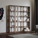 Wandboekenkast 6 planken modern design 178x36x204cm Kato A Large Model