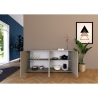 Moderne dressoir Lumina met 4 deuren voor woonkamer en salon 172x40x83 Voorraad