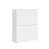Hoge opbergkast met 4 deuren voor woonkamer of keuken - ruimtebesparend 90x35x120 Lumina Kortingen