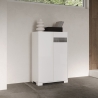 Hoge kast 2-deurs moderne ruimtebesparende dressoir 70x35x110 Riflesso Verkoop