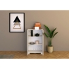Hoge kast 2-deurs moderne ruimtebesparende dressoir 70x35x110 Riflesso Voorraad