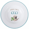 Set van 6 diepe borden porselein met diverse decoraties Le Travisate Korting
