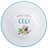 Set van 6 diepe borden porselein met diverse decoraties Le Travisate Korting
