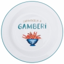 Set van 6 platte borden in keramiek met diverse decoraties Le Travisate Catalogus