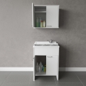 Wasruimtecombinatie met kast en hangkast met 2 deuren COMP 2 Negrari Verkoop