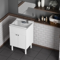 Negrari COMP 4 wasbakset met spiegel, filogeestopt, 60x45cm Aanbieding