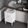 Negrari COMP 4 wasbakset met spiegel, filogeestopt, 60x45cm Aanbieding