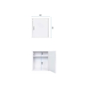Set wasmeubel met wandkast en kolom Negrari COMP 5 Korting