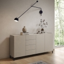 Moderne minimalistische dressoir met 3 deuren en 4 lades 174x40x84 Solaria Verkoop