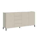 Moderne minimalistische dressoir met 3 deuren en 4 lades 174x40x84 Solaria Kortingen