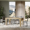 Uitschuifbare moderne tafel voor 16 personen 90x160-420 Spimbo Verkoop