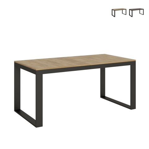 Uitschuifbare tafel 18 zitplaatsen industrieel design 90×180-440 Tecno Evolution Aanbieding