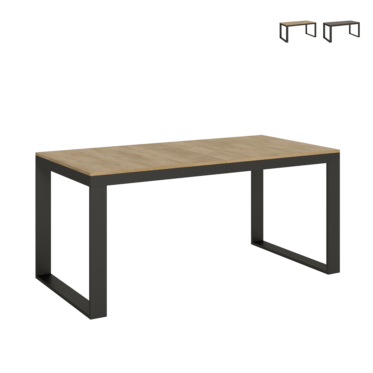 Uitschuifbare tafel 18 zitplaatsen industrieel design 90×180-440 Tecno Evolution Aanbieding