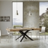 Uitschuifbare tafel urban modern design voor 18 personen 90×160-420 Volantis Model
