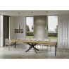 Uitschuifbare tafel urban modern design voor 18 personen 90×160-420 Volantis Karakteristieken