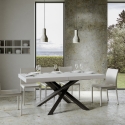 Uitschuifbare moderne eettafel voor 18 personen 90×180-440 Volantis Verkoop