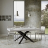 Uitschuifbare moderne eettafel voor 18 personen 90×180-440 Volantis Verkoop