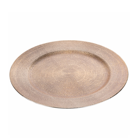 Set van 6 onderborden met gouden reliëfdecoratie 33 cm XMas Aanbieding
