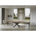 Uitschuifbare moderne eettafel voor woonkamer 90×120-380 Volantis Evolution Voorraad