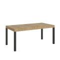 Industriële uitschuifbare tafel metaal hout voor 18 personen 90×180-440 Everyday Aanbieding