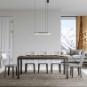 Uitschuifbare industriële minimalistische tafel hout metaal 90×180-440 Everyday Evolution Verkoop