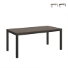 Uitschuifbare industriële minimalistische tafel hout metaal 90×180-440 Everyday Evolution Aanbieding
