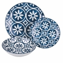 Servies set 18-delig met mediterraan design van porselein Paxos Verkoop