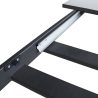 Moderne uitschuifbare tafel voor 10 personen 90×160-220 Ganty Model