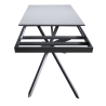 Moderne uitschuifbare tafel voor 10 personen 90×160-220 Ganty Karakteristieken