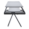 Moderne uitschuifbare tafel voor 10 personen 90×160-220 Ganty Afmetingen