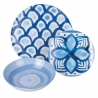 Set van 18 stuks servies in mediterrane stijl Aquazul Aanbod