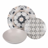 Servies set borden 18-delig porselein boho Bohemien stijl Aanbod