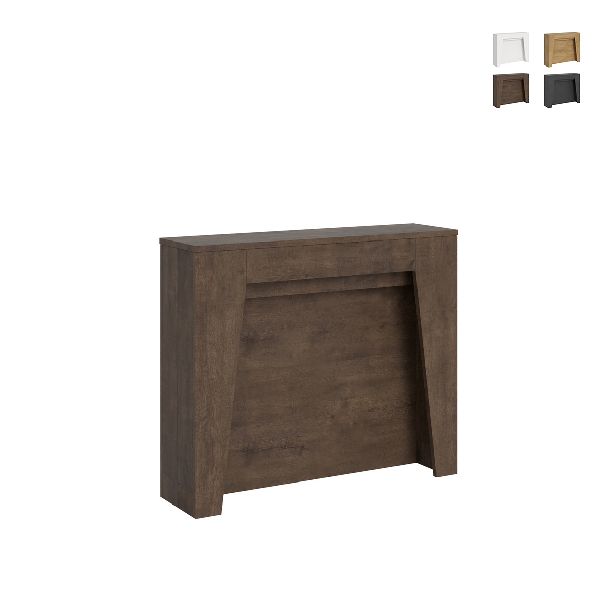 Moderne minimalistische uitschuifbare console 90×25-211 Anea Kortingen