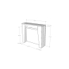 Moderne minimalistische uitschuifbare console 90×25-211 Anea 
