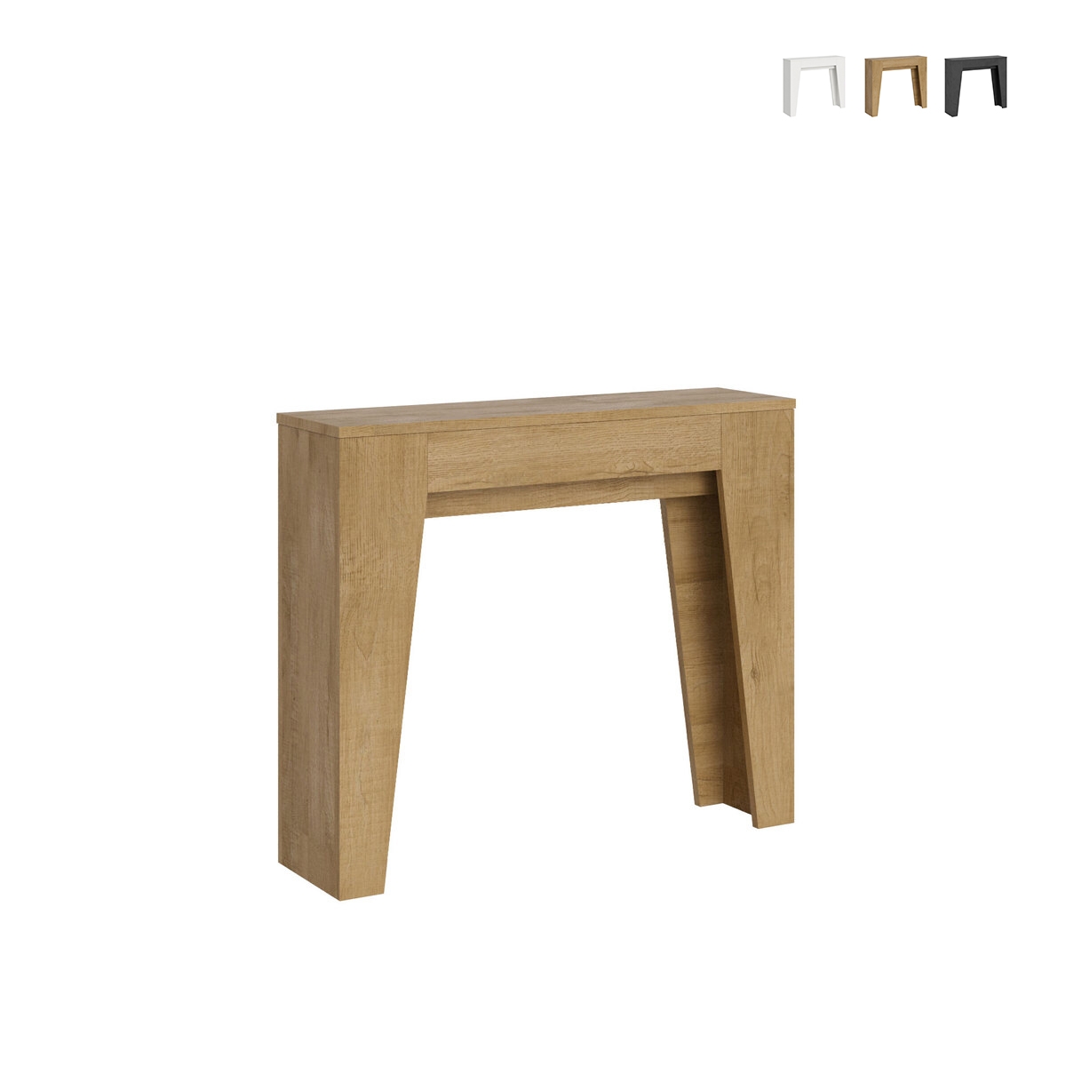 Uitschuifbare design console tafel voor keuken of hal, modern, 90×25-181 Narrow Kortingen