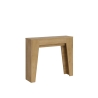Uitschuifbare design console tafel voor keuken of hal, modern, 90×25-181 Narrow Afmetingen