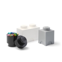 Set van 3 opbergdozen wit, zwart, grijs LEGO Storage Brick Multi Pack Aanbieding