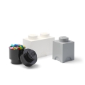 Set van 3 opbergdozen wit, zwart, grijs LEGO Storage Brick Multi Pack Aanbieding