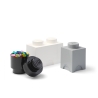 Set van 3 opbergdozen wit, zwart, grijs LEGO Storage Brick Multi Pack Aanbieding