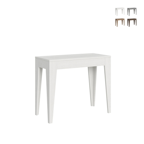 Uitschuifbare console minimalistisch design voor 10 personen 90x42-198 Isotta Small Aanbieding