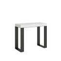 Uitschuifbare console tafel met industrieel design, minimaal ontwerp 90x40-196 Tecno Small Voorraad