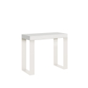 Uitschuifbare console tafel voor 14 personen, minimalistisch design, keuken 90x40-300 Tecno Kortingen