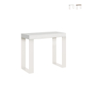 Uitschuifbare console tafel voor 14 personen, minimalistisch design, keuken 90x40-300 Tecno Aanbieding